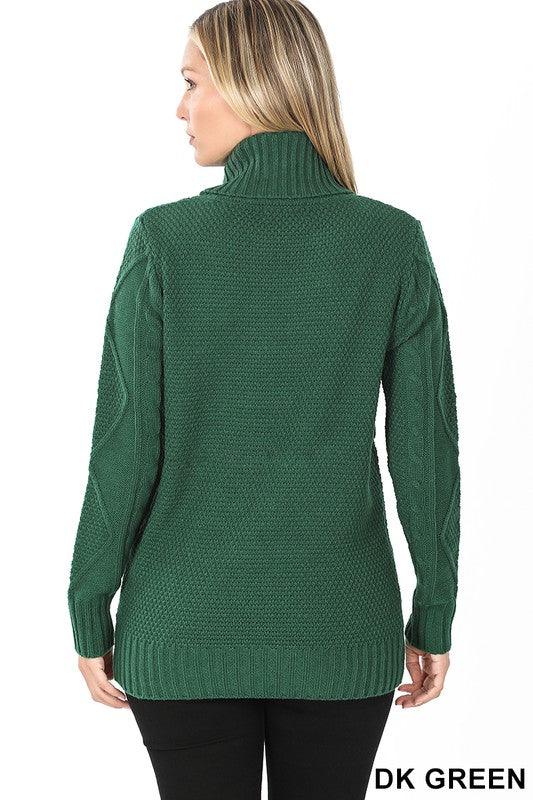 Rosa Turtleneck Sweater - MODBELLA