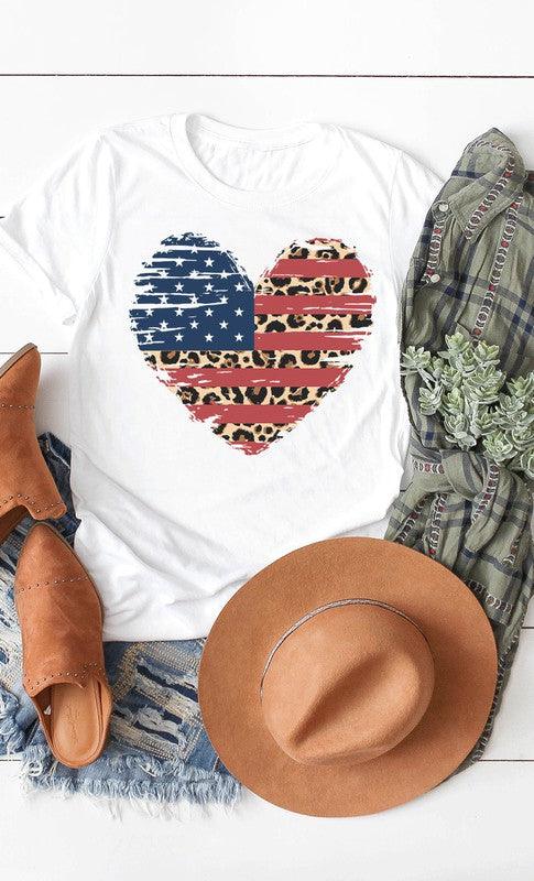 american shirt, heart shirt, shopmodbella, modbella, t-shirt, 4th of july, memorial day shirt, america shirt