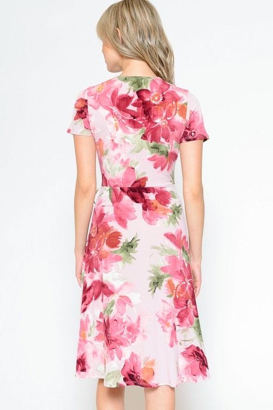 Gianna Floral Dress - MODBELLA