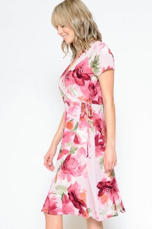 Gianna Floral Dress - MODBELLA