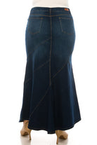 maxi long denim skirts, modbella, shopmodbella, jean skirts, jean long skirts, maxi denim skirt