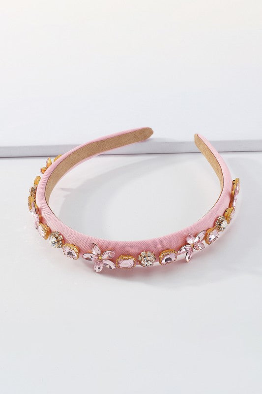 shopmodbella, modbella, rhinestone headband, hairband, hair, accessory
