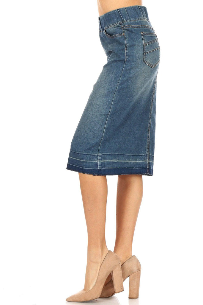 Rebecca Vintage Denim Skirt - MODBELLA