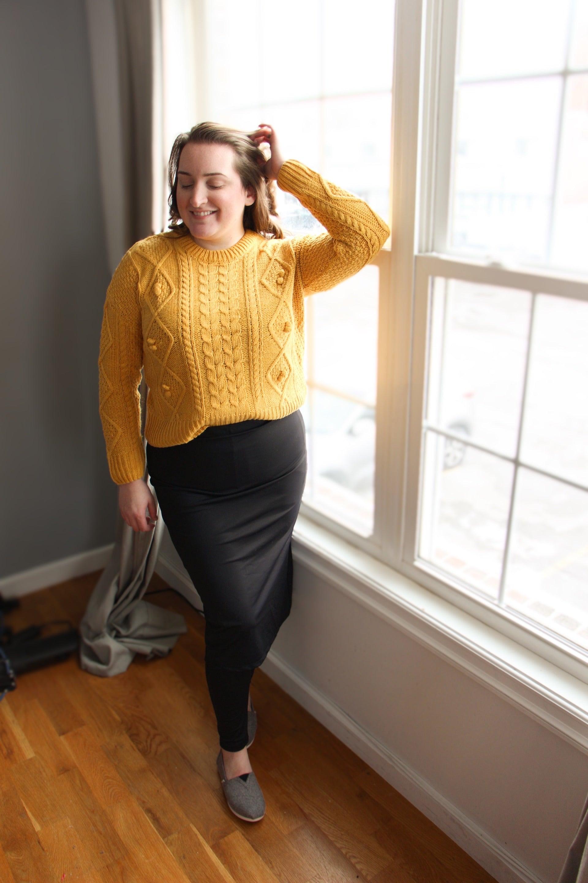 Katia Mustard Sweater - MODBELLA