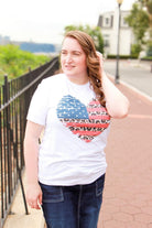american shirt, heart shirt, shopmodbella, modbella, t-shirt, 4th of july, memorial day shirt, america shirt