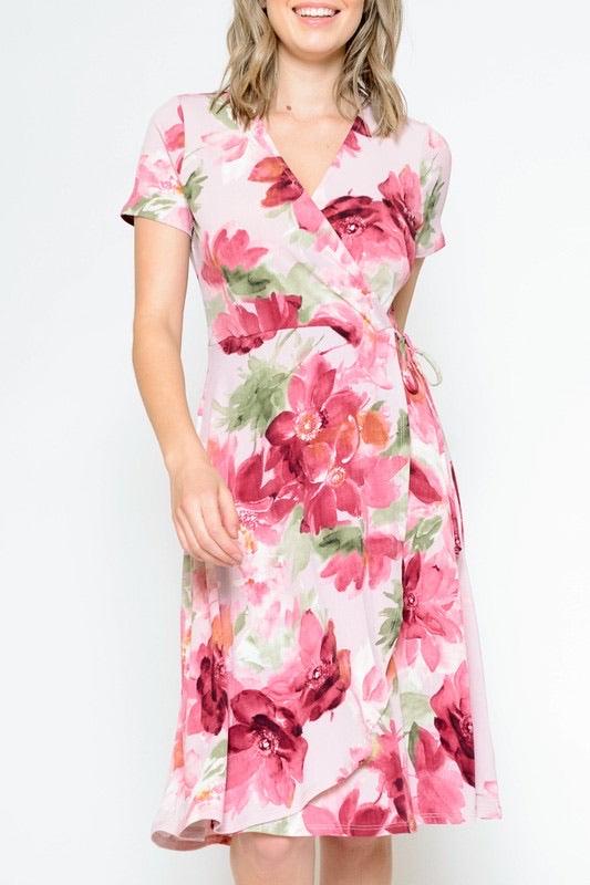 Gianna Floral Dress - MODBELLA