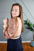 shopmodbella, modbella, sequin, sequin top, holiday shirt, holiday outfit