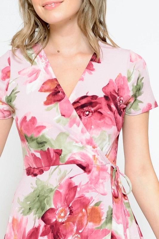 Gianna Floral Dress - MODBELLA
