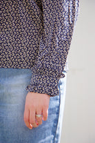 shopmodbella, modbella, dorothy top, ruffle top, floral top, long sleeve top, modest top, modesty, pentecostal, apostolic, modest fashion